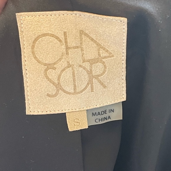 CHASER blAck motorcycle jacket w/ lace detail Size Small - Picture 4 of 5